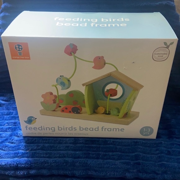Orange Tree Toys-Feeding Birds Bead Frame Toy-NWB - Picture 2 of 10
